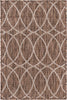 Unique Loom Outdoor Trellis T-KZOD24 Brown Area Rug main image
