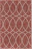 Unique Loom Outdoor Trellis T-KZOD24 Rust Red Area Rug main image