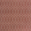 Unique Loom Outdoor Trellis T-KZOD24 Rust Red Area Rug Square Top-down Image