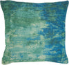 Nourison Outdoor Pillows Watercolor Blue/Green by Mina Victory 