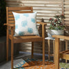 Nourison Outdoor Pillows Printed Corals Turquoise  Feature