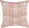 Outdoor Pillows Printed Wavy Lines Coral by Nourison main image