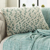 Nourison Outdoor Pillows Loop Dots Aqua by Mina Victory  Feature