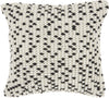 Nourison Outdoor Pillows Loop Dots Black by Mina Victory 