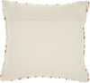 Nourison Outdoor Pillows Loop Dots Coral by Mina Victory 