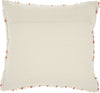 Nourison Outdoor Pillows Loop Dots Coral by Mina Victory 