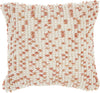 Nourison Outdoor Pillows Loop Dots Coral by Mina Victory 