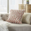 Nourison Outdoor Pillows Loop Dots Coral by Mina Victory  Feature