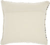 Nourison Outdoor Pillows Loop Dots Grey by Mina Victory 