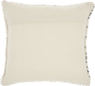 Nourison Outdoor Pillows Loop Dots Grey by Mina Victory 