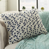 Nourison Outdoor Pillows Loop Dots Navy by Mina Victory  Feature