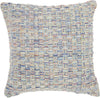 Nourison Outdoor Pillows Woven Basketweave Multicolor by Mina Victory 