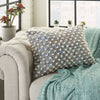 Nourison Outdoor Pillows Woven Loop Dots Multicolor by Mina Victory  Feature