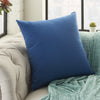 Nourison Outdoor Pillows Solid Pillow Blue by Mina Victory 