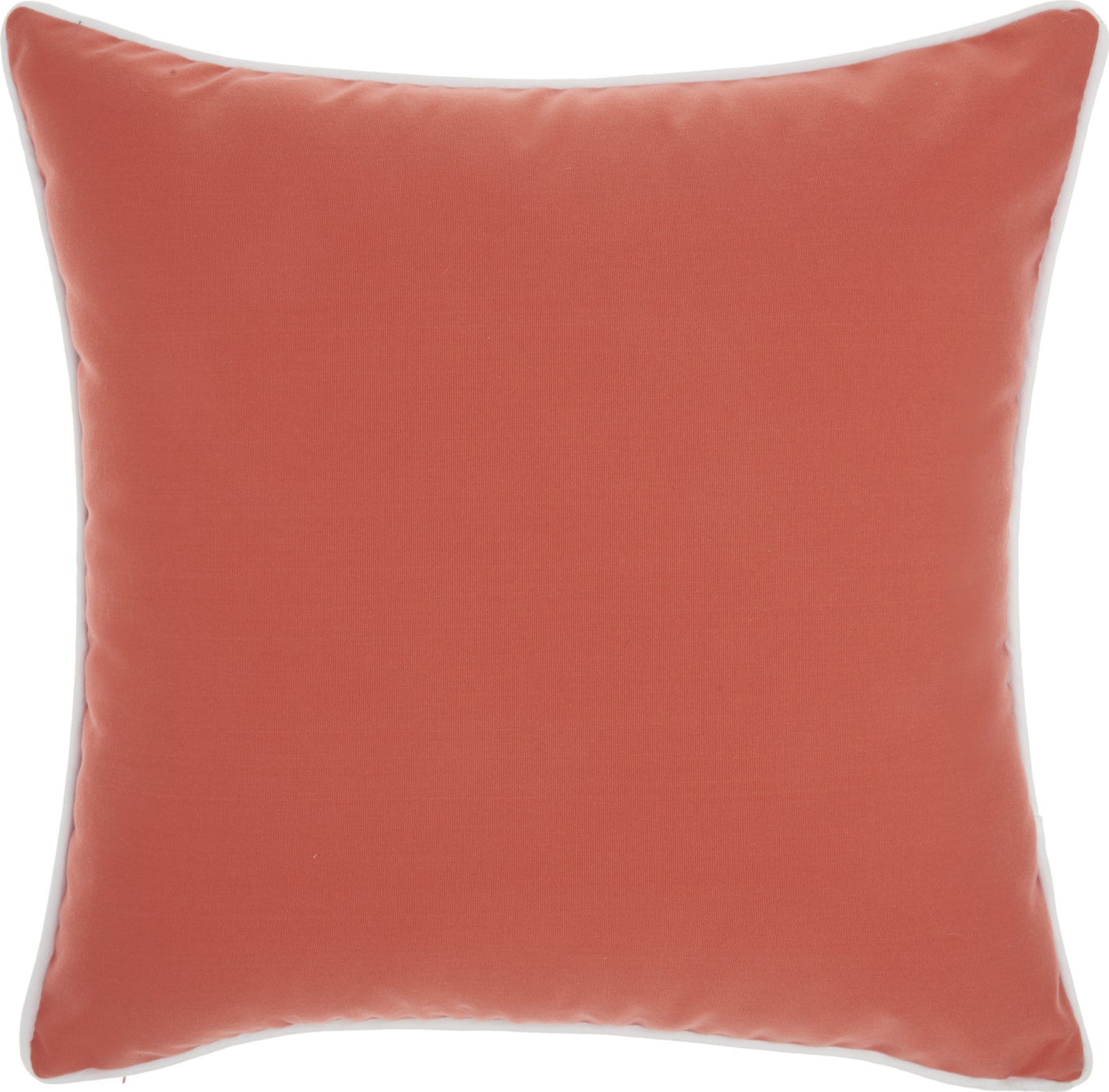 Nourison Outdoor Pillows Solid Pillow Coral by Mina Victory main image
