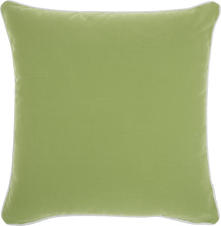 Nourison Outdoor Pillows Solid Pillow Green by Mina Victory main image