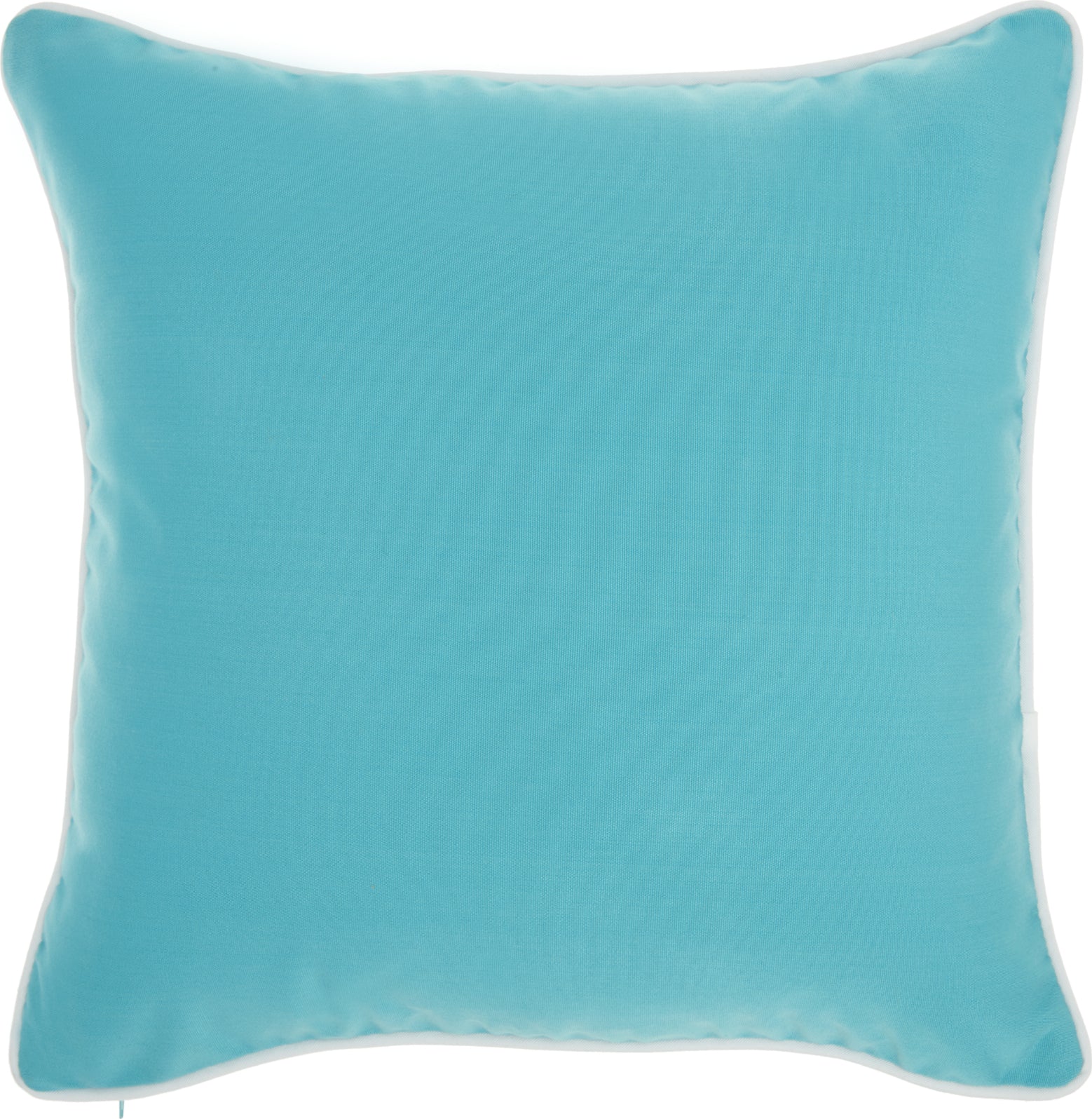 Nourison Outdoor Pillows Solid Pillow Turquoise by Mina Victory main image