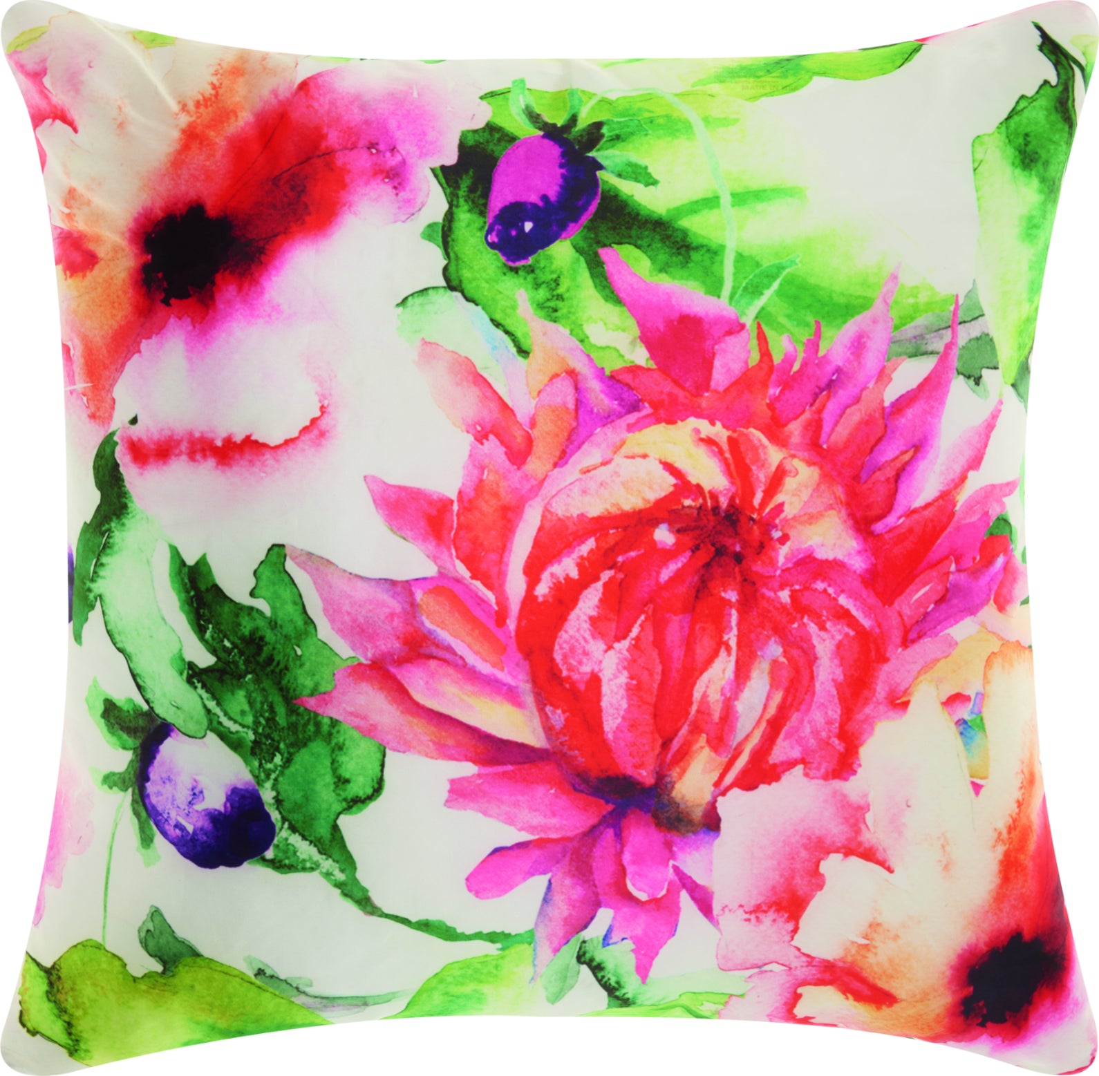 Nourison Outdoor Pillows WATERCOLOR WILDFLOWE Multicolor by Mina Victory main image