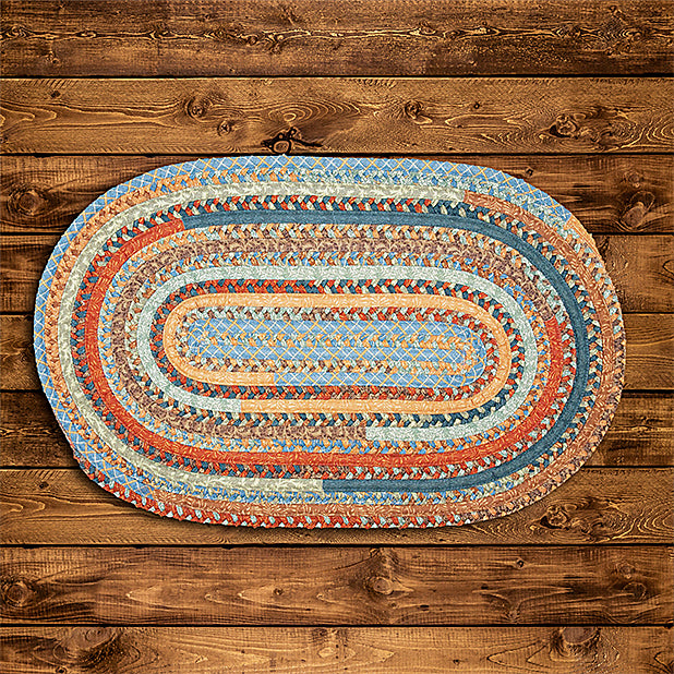 Colonial Mills Olivera OV59 Oval Vintage Blue Area Rug main image