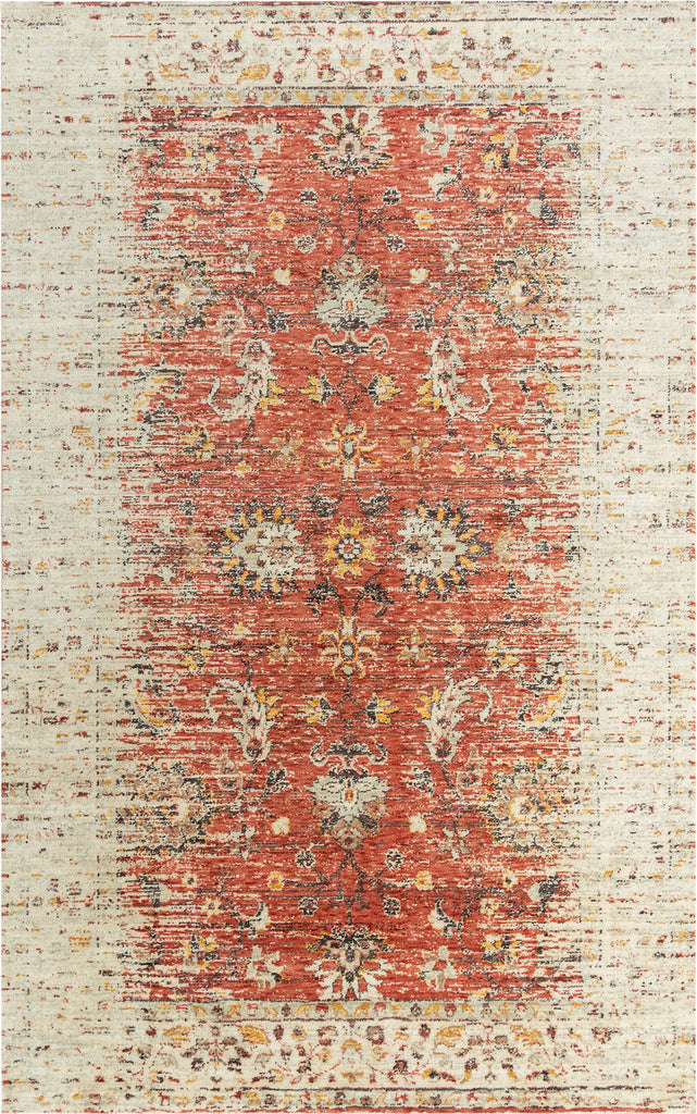 Rizzy Ovation OVA103 Red/Beige Area Rug