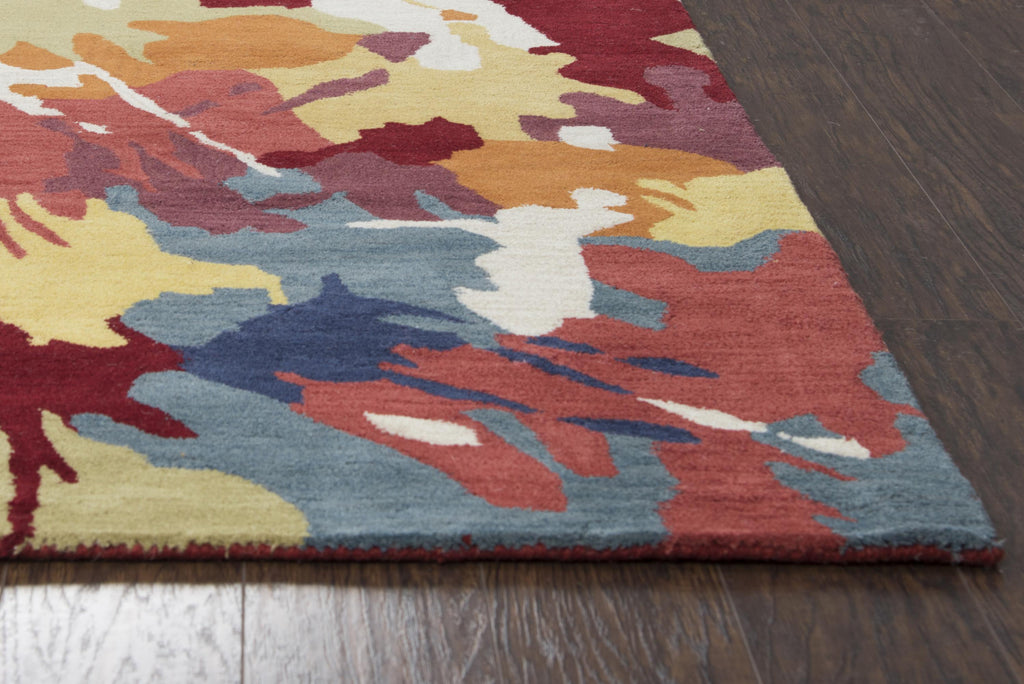 Rizzy Arden Loft-Crown Way CW9395 Gold Area Rug Detail Image Feature