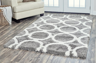 Rizzy Arden Loft-Danbury Crossing DC9437 Gray Area Rug Corner Image