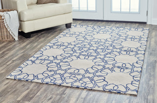 Rizzy Arden Loft-Easley Meadow EM9398 Light Gray Area Rug Corner Image