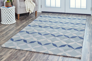 Rizzy Arden Loft-Easley Meadow EM9418 Light Gray Area Rug Corner Image