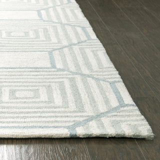 Rizzy Arden Loft-Easley Meadow EM9420 Light Gray Area Rug Detail Image