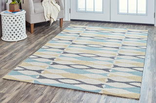 Rizzy Arden Loft-Easley Meadow EM9421 Light Gray Area Rug Corner Image