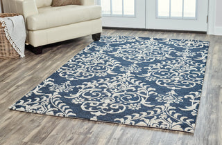 Rizzy Arden Loft-Falmouth Fields FF9425 Indigo Area Rug Corner Image