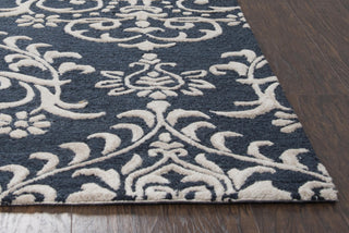 Rizzy Arden Loft-Falmouth Fields FF9425 Indigo Area Rug Detail Image