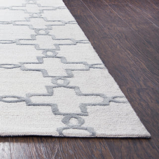 Rizzy Arden Loft-Lisbon Corner LC9435 Light Gray Area Rug Detail Image