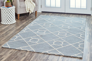 Rizzy Arden Loft-Lisbon Corner LC9436 Gray Area Rug Corner Image