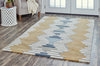 Rizzy Arden Loft-Lewis Manor LM9397 Dark Ivory Area Rug Corner Image