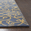 Rizzy Arden Loft-Lewis Manor LM9403 Charcoal Area Rug Detail Image