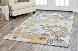 Rizzy Arden Loft-River Hill RV9406 Gray Area Rug Corner Image