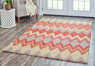 Rizzy Arden Loft-River Hill RV9408 Terracotta Area Rug Corner Image