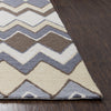 Rizzy Arden Loft-River Hill RV9409 Light Gray Area Rug Detail Image