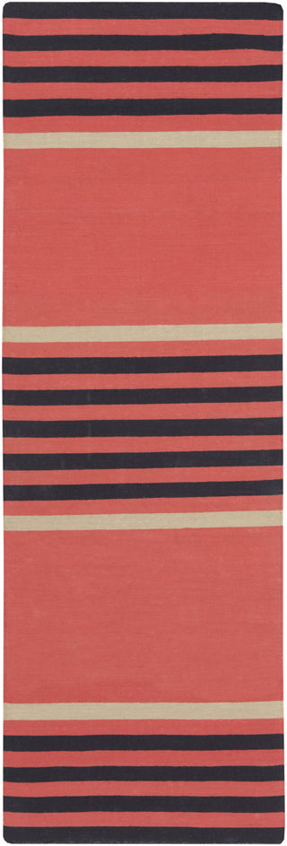 Surya Oxford OXF-3002 Coral Area Rug 2'6'' x 8' Runner