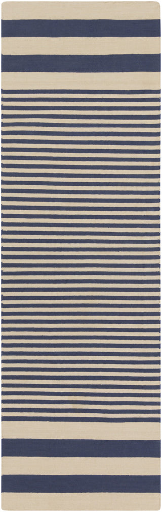 Surya Oxford OXF-3003 Navy Area Rug 2'6'' x 8' Runner