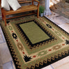 Orian Rugs Oxford Durango Black Green Area Rug 