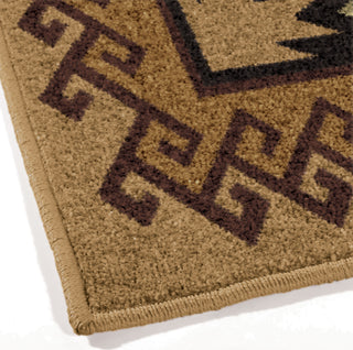 Orian Rugs Oxford Durango Bisque Area Rug Corner Image