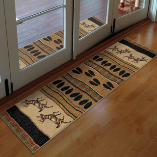 Orian Rugs Oxford White Tail Bisque Area Rug Lifestyle Image