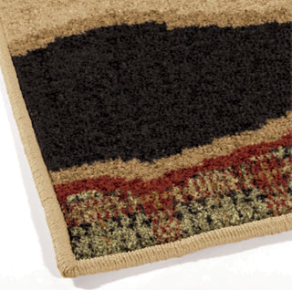 Orian Rugs Oxford White Tail Bisque Area Rug Corner Image