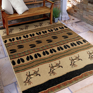 Orian Rugs Oxford White Tail Bisque Area Rug 