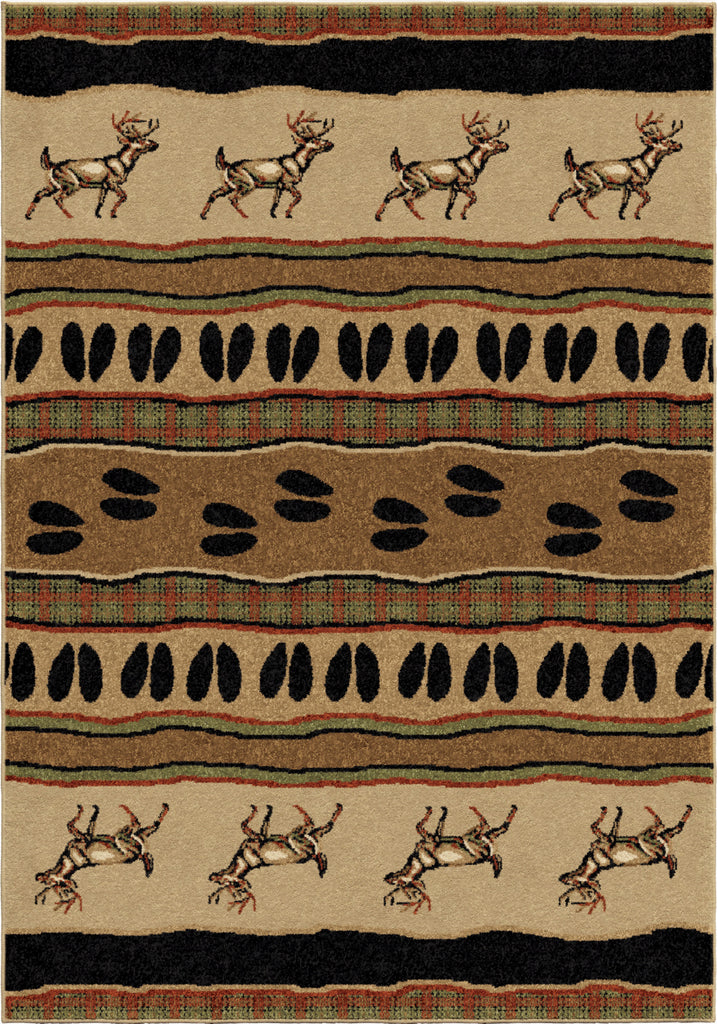 Orian Rugs Oxford White Tail Bisque Area Rug main image