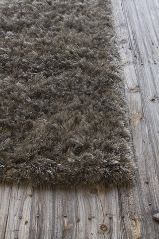 Chandra Oyster OYS-23602 Brown Area Rug Corner Shot
