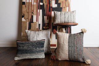 Loloi Pillows P0242 Silver/Multi 