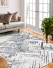 Bashian Positano P141-PS508 Ivory/Grey Area Rug